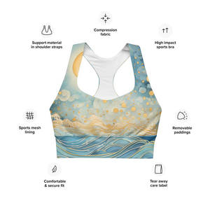 Soutien-gorge de sport rembourré sans couture à dos croisé pour femme, avec fermeture éclair frontale, idéal pour le yoga et la gym - Vente en gros personnalisée - Product Image 4