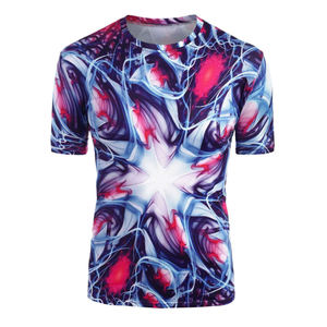 New Arrival 2026 Quick Dry Fitness Silk Screen Printed 100% Cotton Worsted Custom Logo Printed <b>Men's</b> T-Shirts Wholesale Price - Product Image 2