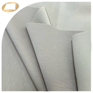 Tissu tricoté en trame uni teint, doux au toucher, respirant, en viscose, rayonne, nylon, polyester et élasthanne, pour vêtements décontractés pour filles - Product Image 4