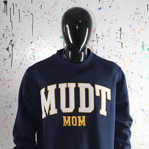 Sweat-shirts MUDT MOM à col montant, 450 GSM, broderie personnalisée avec nom, coupe ample et carrée, 100% coton molletonné French Terry - Product Image 2