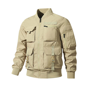 Top Trending Winter Wear High Quality Eco-friendly Stand Cargo <b>Jackets</b> Front Quick Dry Breathable <b>Lightweight</b> Best Design Men - Product Image 1