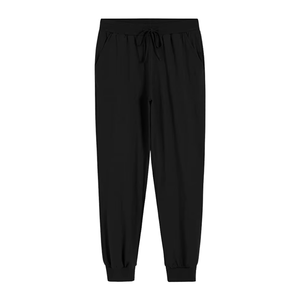 Pantalones Deportivos de Mujer, Tejidos en Algodón, Estilo Y2K, Corte Recto, Cintura Elástica con Cordón, Ajuste Regular, Casuales, Muestra Gratuita de Exportación - Product Image 1