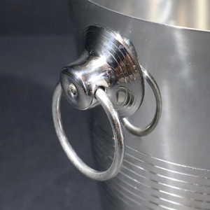 Hot Sale Nickel Plated Metal Wine & <b>Ice</b> Bucket With Steel Bucket Stainless Steel Chiller For Parties Home & Bar Use Champagne - Product Image 3