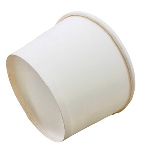 Ebelee Customized Round Eco-Friendly Biodegradable Disposable Food Grade UV Coated Modern Carton Corrugated Paper Salad Bowl <b>Lid</b> - Product Image 4