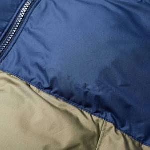 Custom Two Tone Men's Winter Puffer <b>Jacket</b> Hooded Warm Quilted Outerwear Coat Color Block <b>Waterproof</b> Padded <b>Parka</b> for Men - Product Image 4