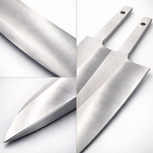 มีดเชฟสแตนเลสแบบมืออาชีพ ใบมีดเปล่าไม่ผ่านการตกแต่ง  มีดครัวแบบเปล่า รับผลิตตามสั่ง ขายส่ง - Product Image 2