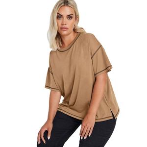 Camisetas de mujer de la mejor calidad Diseño totalmente personalizable Ajuste cómodo Camiseta de tela de alta calidad Perfecta para el uso diario - Product Image 2