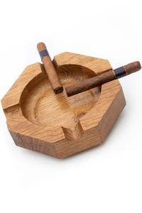 American Style Customizable Wooden Desktop <b>Ashtray</b> with Removable Drawer for Home <b>Car</b> Restaurant & Hotel Use - Product Image 3