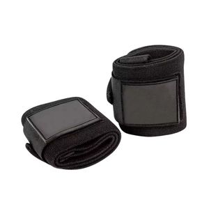 Bandes de poignet larges noires robustes pour haltérophilie, stabilité accrue, powerlifting, soutien professionnel pour la salle de sport - Product Image 2