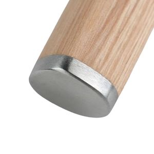 Couteaux de Chef Professionnels Style Damas en Acier Inoxydable avec Manche en Bois Blond pour Viande et Légumes - Product Image 3