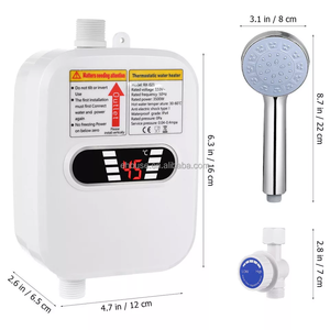 OEM Precio al por mayor 3500W Mini Calentador de agua eléctrico Caldera instantánea para ducha - Product Image 5