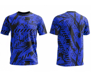 เสื้อยืดแบบซับลิเมชั่น จำหน่ายจำนวนมาก รับพิมพ์ลายตามสั่ง บริการ OEM |   ไซส์ผู้ชาย ผู้หญิง และเยาวชน |   ชุดกีฬาฝึกซ้อมน้ำหนักเบา แห้งเร็ว - Product Image 3