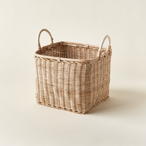 Functional rattan <b>basket</b> for fruits & <b>toys</b> natural fiber <b>storage</b> <b>baskets</b> bedroom kitchen containers - Product Image 2