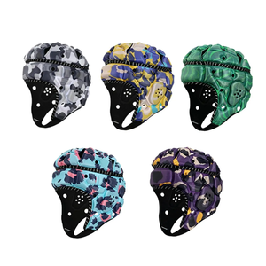 Rugby Helmet Anti Collision Soft Padding <b>Comfortable</b> Rugby Headguard Headgear Sports Cap for Soccer Flag Football Training Adult - Product Image 1