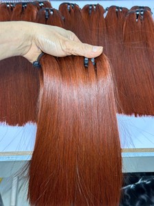 Extensiones de Cabello Tejidas Listas para Enviar, Sin Enredos, Sin Caída, Cabello Remy 100% Vietnamita, Cabello Humano Virgen de Alta Calidad, Largo de 6-32 Pulgadas - Product Image 2