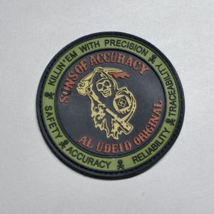 Factory Customized Tactical Uniform Rubber PVC Patches Eco-Friendly Sew-On Custom Logo Patch <b>Badge</b> Wholesale - Product Image 4