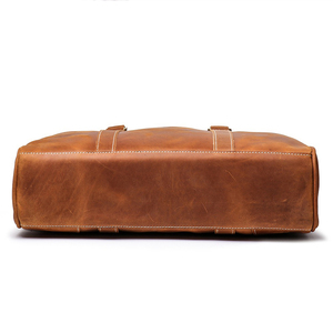 Sac en cuir de qualité professionnelle au design le plus récent, sacoche en cuir pleine fleur, sacoche pour ordinateur portable, sac messager intelligent pour homme - Product Image 4