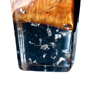 Quemador Bukhoor de madera de Acacia y resina epoxi hecho a mano de lujo, soporte de Oud Premium para el hogar árabe tradicional - Product Image 4