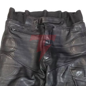 Pantalon de moto en cuir respirant et extensible pour un confort de mouvement optimal, idéal pour le tourisme et l'usage quotidien - Product Image 2