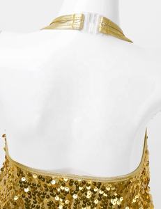 Costume de danse lyrique pour filles de 4 à 16 ans, costume de danse moderne jazz latin, justaucorps avec bandeau pour cheveux, pour la danse de ballet - Product Image 4