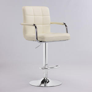 Sgabello da Bancone Moderno <span class=keywords><strong>e</strong></span> Lussuoso con Telaio in Metallo, Girevole <span class=keywords><strong>e</strong></span> Regolabile in Altezza, per Cucina, Caffè <span class=keywords><strong>e</strong></span> <span class=keywords><strong>Bar</strong></span> - Product Image 3