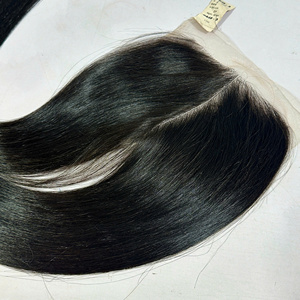 Venta al por mayor de fábrica: Cierre de encaje transparente HD 2x6 súper fino, el más vendido, cabello virgen con doble trama a máquina, 100 gramos, vietnamita, ¡oferta caliente! - Product Image 4