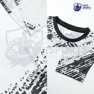 เสื้อซับลิเมชั่นผู้ชายทรงเข้ารูประบายอากาศได้ดี คุณภาพสูง บริการดีที่สุด ราคาขายส่ง รับสกรีนโลโก้ตามสั่ง สำหรับชุดออกกำลังกาย - Product Image 4