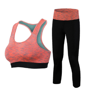 Ensemble de yoga et de fitness décontracté personnalisé de qualité supérieure pour femmes, respirant, grande taille, sans couture sur le devant, vente en gros - Product Image 5