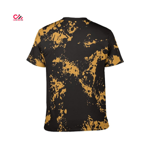 T-shirt homme effet délavé, design personnalisé, couleur unie, manches courtes, col rond, t-shirts effet délavé pour garçons, best-seller - Product Image 6