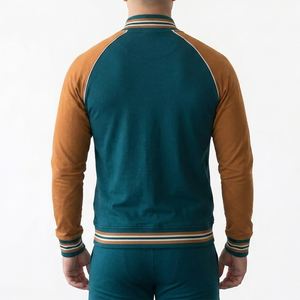 Chaqueta Varsity de Alto Rendimiento, Tejido de Primera Calidad, Tacto Suave y Transpirable, Chaqueta Urbana para Hombre - Product Image 2