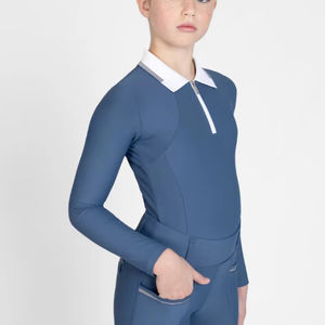 Base layer d'équitation pour enfants en tissu extensible doux, coupe confortable, best-seller - Product Image 1