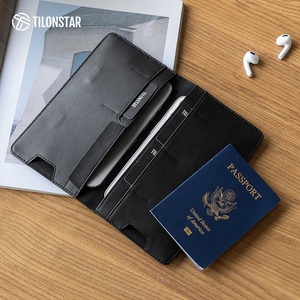 TILONSTAR TMB114 Portefeuille universel noir tendance avec blocage RFID, sac à téléphone en cuir à double pliage - Product Image 6