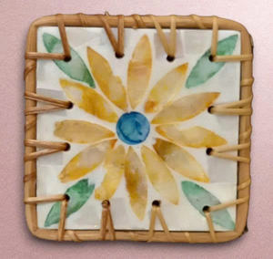 Posavasos Cuadrados de Bambú y Ratán Tejidos a Mano, Ecológicos, Utensilios de Cocina para Acción de Gracias, Juego de Varias Piezas - Product Image 4