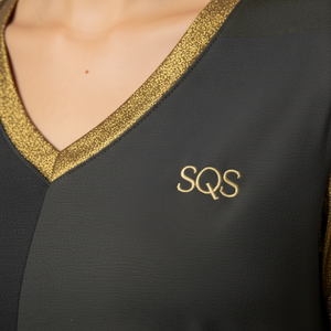 Camisetas de mujer en colores dorado, gris y verde oliva, camiseta de algodón para impresión personalizada, manga corta, cuello en V. - Product Image 5