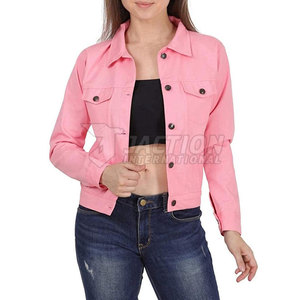 Veste en jean confortable, respirante et légère, de qualité supérieure, en promotion, avec boutons dissimulés, pour femme, fabriquée au Pakistan - Product Image 3