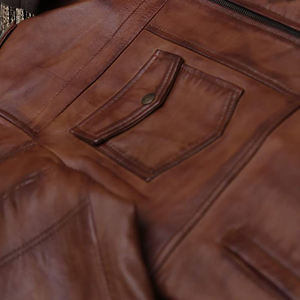 Nouvelles vestes en cuir pour la saison hivernale, personnalisées, 100% peau de mouton / cuir de vache pour hommes, haute qualité, cuir véritable 100% authentique, sans couture - Product Image 6
