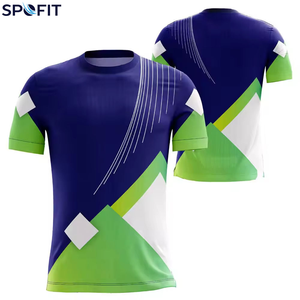 Wholesale Premium Quality Customizable Lightweight Breathable Quick Dry Short Sleeve Regular Fit Team <b>Name</b> Printed Soccer Jersey - Product Image 1
