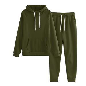 Survêtement uni pour femme, décontracté, pour la rue, le club, la gym, l'école, pour adulte, personnalisé, 100% coton, tenue décontractée pour femme - Product Image 1