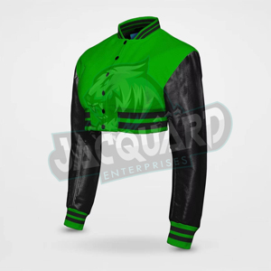 เสื้อแจ็คเก็ตครอปผู้หญิงผ้าฝ้ายเรียบคุณภาพดีขายดี รุ่น 2026 สวมใส่สบาย ทันสมัย ผลิตที่เมืองเซียลคอต ประเทศปากีสถาน - Product Image 5