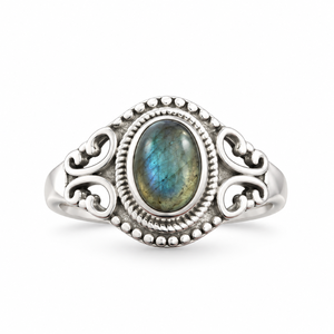 Blue Labradorite Gemstone Statement Silver <b>Ring</b> Western <b>Boho</b> Statement Jewelry Fashion <b>Ring</b> for Women Wholesale - Product Image 5