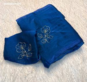 Colección Premium de Sarees y Blusas de Seda Suave con Hilo, Lentejuelas y Trabajo Zari a Precio de Mayoreo Saree Love - Product Image 2