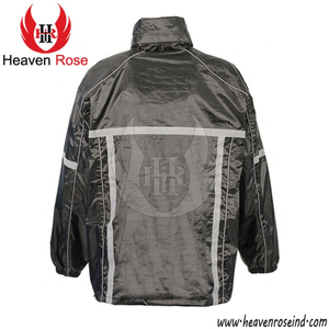 <b>Waterproof</b> Reflective Rain Suit Jacket & Pants Set Windproof Motorcycle Rainwear OEM Wholesale B2B Custom Logo 2-Piece - Product Image 3