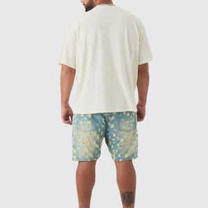 Custom Loose Fit <b>Men's</b> 100% Cotton O-Neck Short Sleeve <b>T</b>-<b>Shirt</b> Front Silk Screen Printed Anti-Pilling Quick Dry Eco-Friendly - Product Image 5