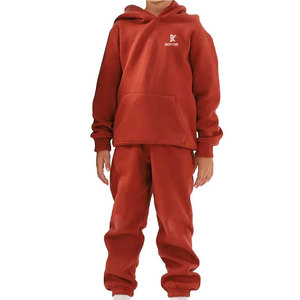 Servicios OEM, Proveedor Directo de Fábrica, Conjunto Deportivo para Niños con Lavado Ácido, Sudadera con Logotipo Personalizado y Pantalones, Conjunto de Dos Piezas para Niños - Product Image 1