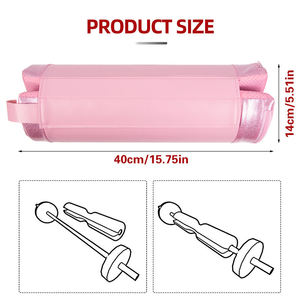 Coussin de protection d'épaule en cuir épais personnalisé avec sequins pour barre de musculation, idéal pour les squats et les exercices de fessiers - Product Image 3