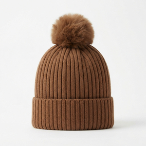Modische Winter Unisex Canvas Bommelmütze mit Individuellem Gewebten Logo Gerippte Bommelmütze für Freizeit Angeln Party Täglichen Gebrauch 100% Baumwolle - Product Image 4