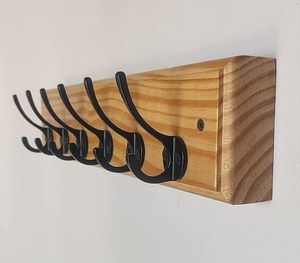 Wooden <b>Wall</b> Hanger Budget Friendly Stylish <b>Wall</b> <b>Hook</b> Rack <b>for</b> Clothes Bags <b>Keys</b> and Daily Use By M/S SHAAD HANDICRAFTS - Product Image 1