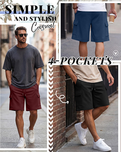 Shorts de sport pour hommes, vêtements de fitness OEM, shorts de course respirants de haute qualité. - Product Image 5