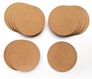 Posavasos Cuadrados de Madera MDF de Lujo Ecológicos de Nogal con Base de Corcho Impresa Personalizada de 10 cm de Diámetro para Regalos Promocionales y Corporativos - Product Image 1