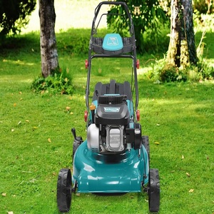 Cortacésped industrial de gasolina de giro cero, 16 HP, monocilíndrico, cuchilla de acero, 28 V, 1000 mm, 452 cc, caja recolectora de césped, de alta resistencia - Product Image 3